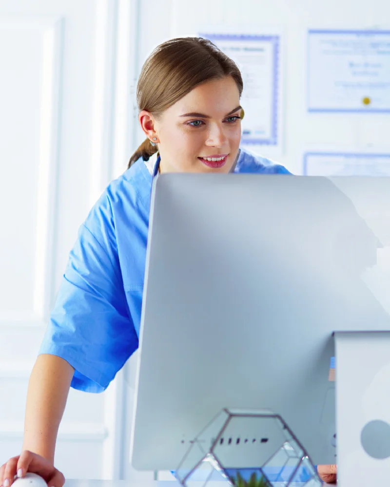 Healthcare team using Borna for AI-assisted patient communication