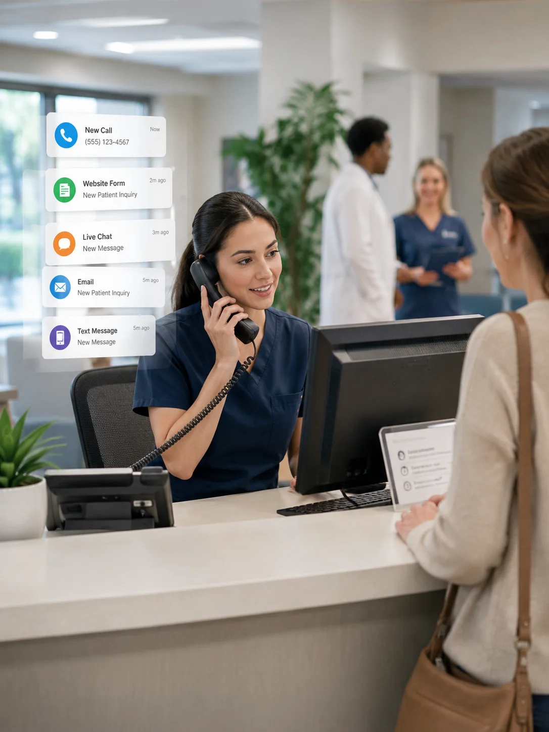 How can clinics stop losing patients before booking appointments?