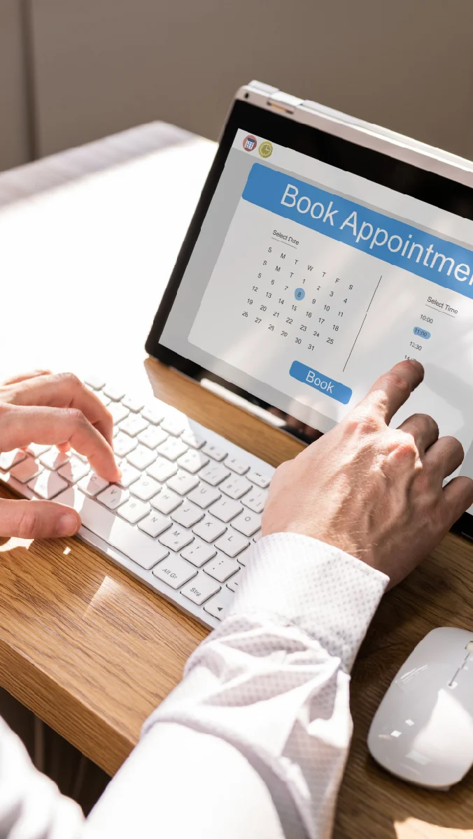 How can healthcare practices turn more website leads into booked appointments?